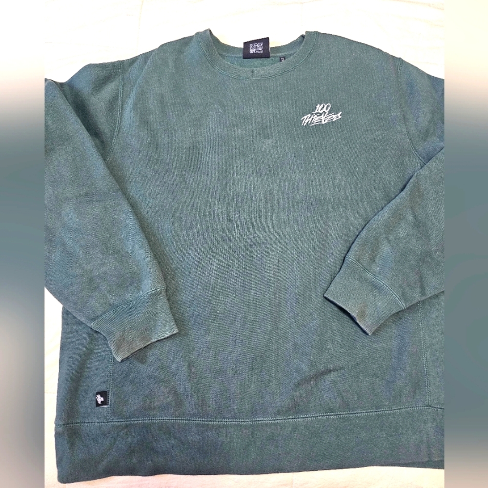 Men's 100 Thieves Green Sweater